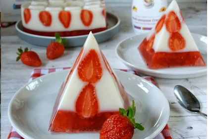 PUDING STRAWBERRY