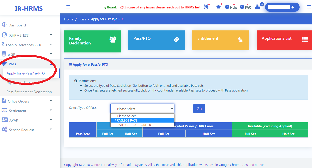 e-pass ticket booking railway