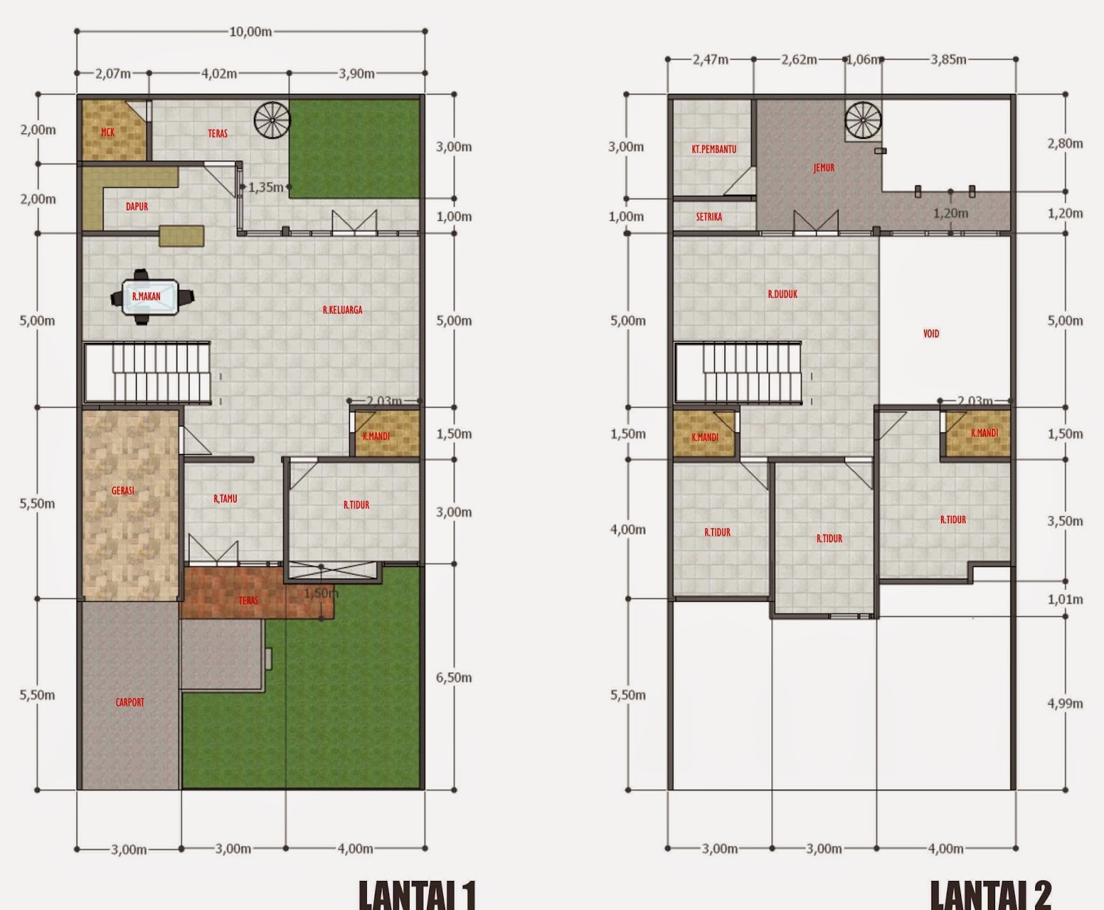 Download Koleksi 40 Desain Rumah Minimalis 10 X 20 Terunik Seribu