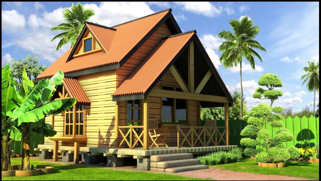 Contoh Desain Rumah Kayu Minimalis Modern