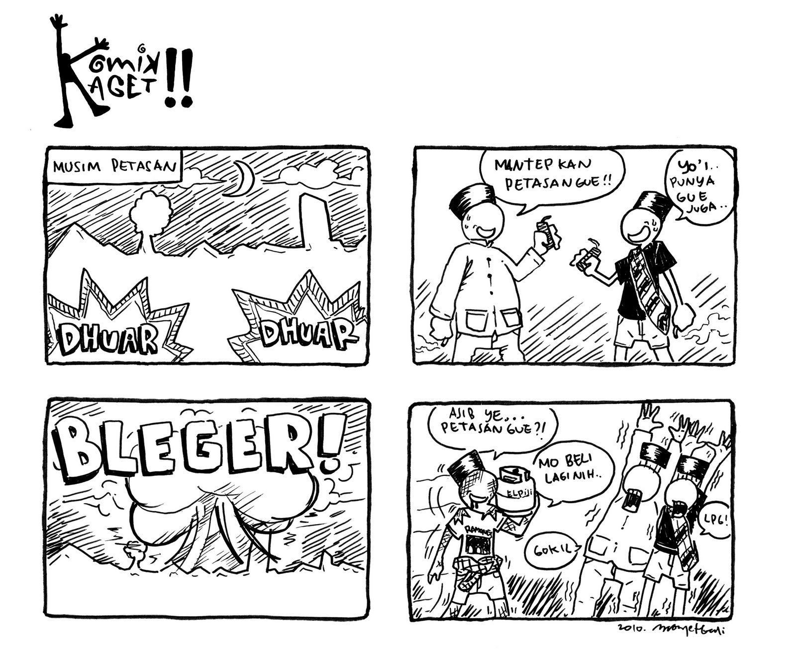 Komik Lucu Hitam Putih Kolektor Lucu