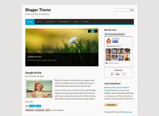 Blogger Theme