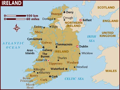 pictures of irelands map