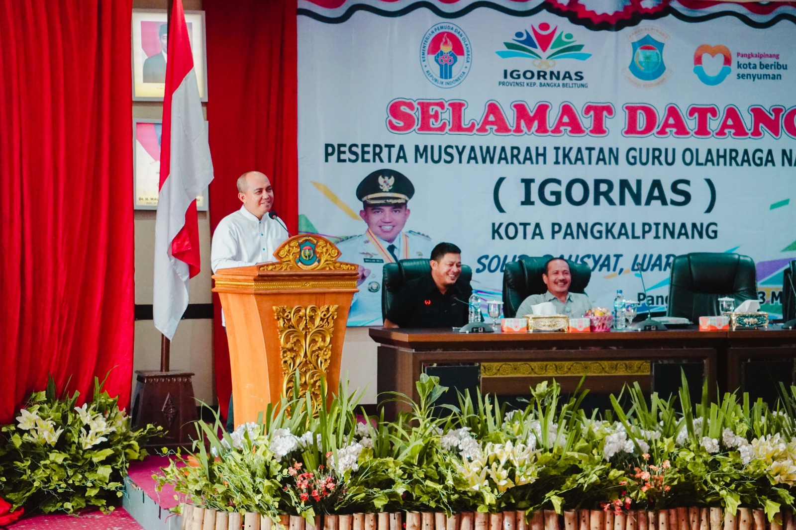 Hadiri Muskot Pembentukan Pengurus IGORNAS Pangkalpinang, Ini Kata Walikota Molen