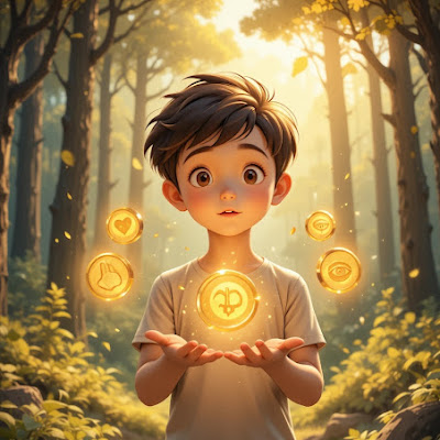 Bobby and the Three Magic Coins - Free Children's eBook Cover