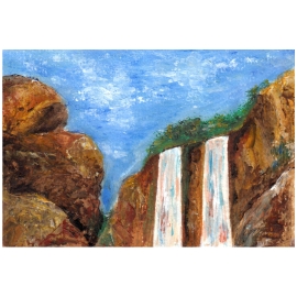 The Falls Acrylic Painting