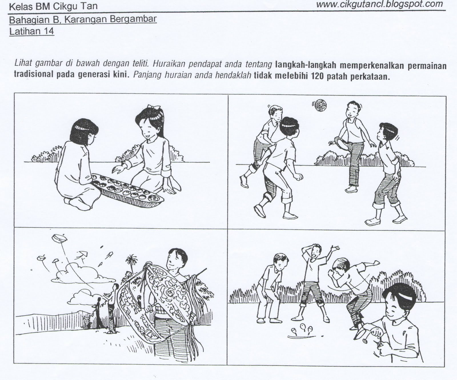 LAMAN BLOG CIKGU TAN CL: Karangan Bergambar - Langkah 