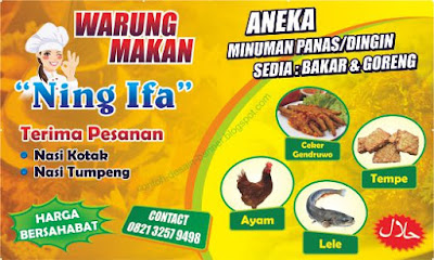 Spanduk Warung Makan Ning Ifa