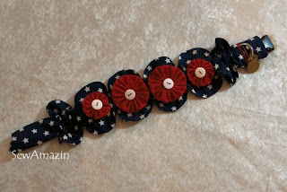 Patriotic Pup Dog Collar Slipcover