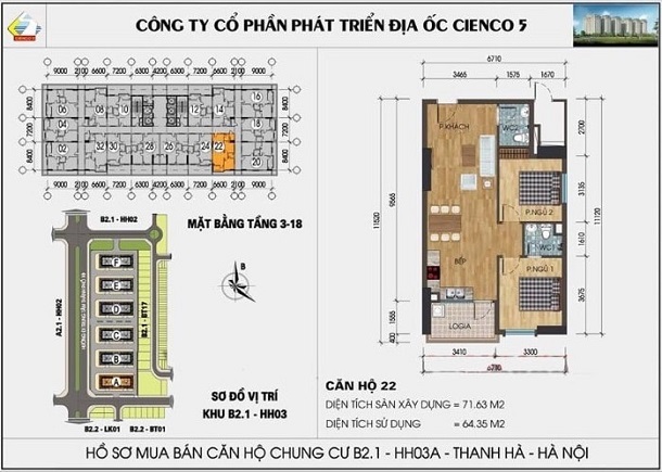 căn hộ 22 chung cư thanh hà b2.1-hh03