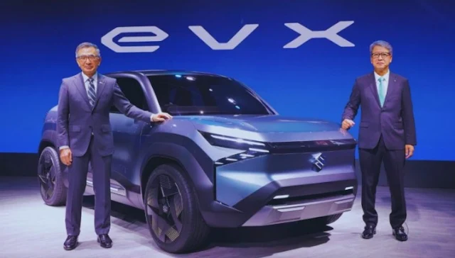 Maruti Suzuki EVX first glimpse revealed, will beat Tata and Mahindra with these features