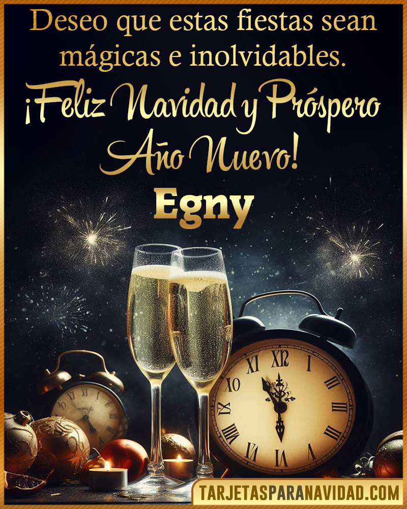 Feliz Navidad y Próspero Año Nuevo Egny