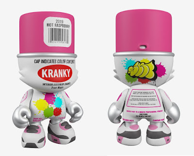 Hot Raspberry SuperKranky 8” Vinyl Figure by Sket One x Superplastic