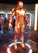 Iron Man 3 Mark 42 armour on display. (ironman mark armor)