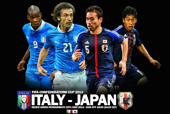 Italy VS Japan 20 Juni 2013