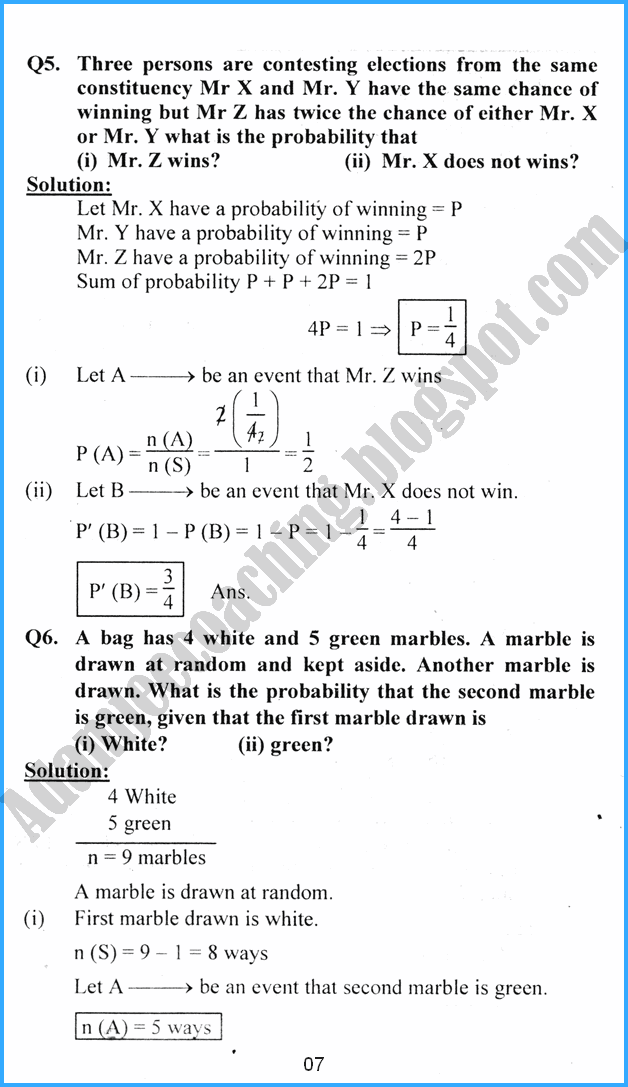 permutations-combinations-and-introduction-to-probability-exercise-7-4-mathematics-11th