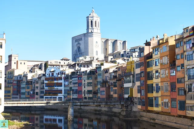 Casas del río Onyar en Girona