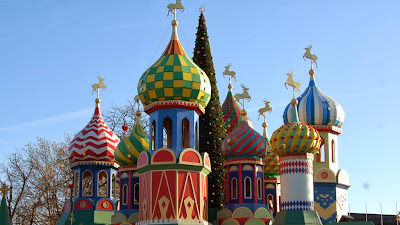 Decoración rusa del Parque de Atracciones de los Jardines de Tivoli