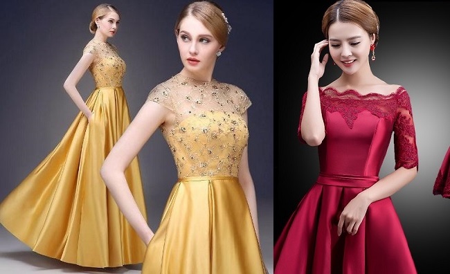 12 Model Baju Brokat  Kombinasi Satin  Mewah 2019 Timy 