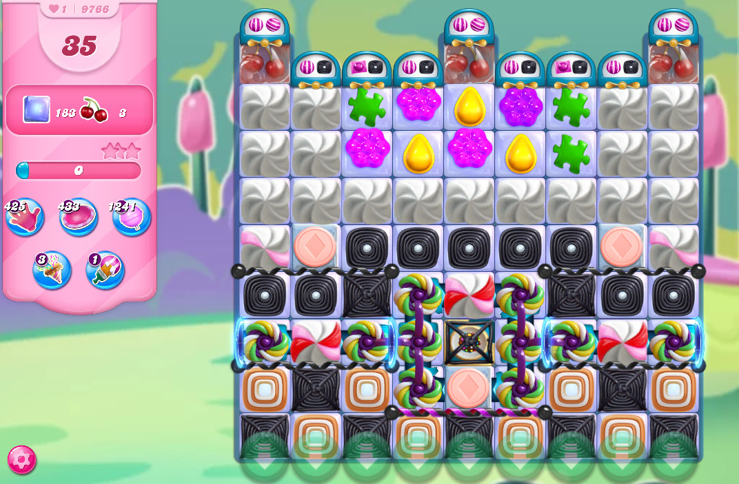 Candy Crush Saga level 9766