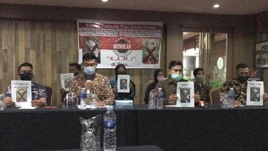 Aliansi Pemuda Riau Cinta Damai Tolak Deklarasi KAMI