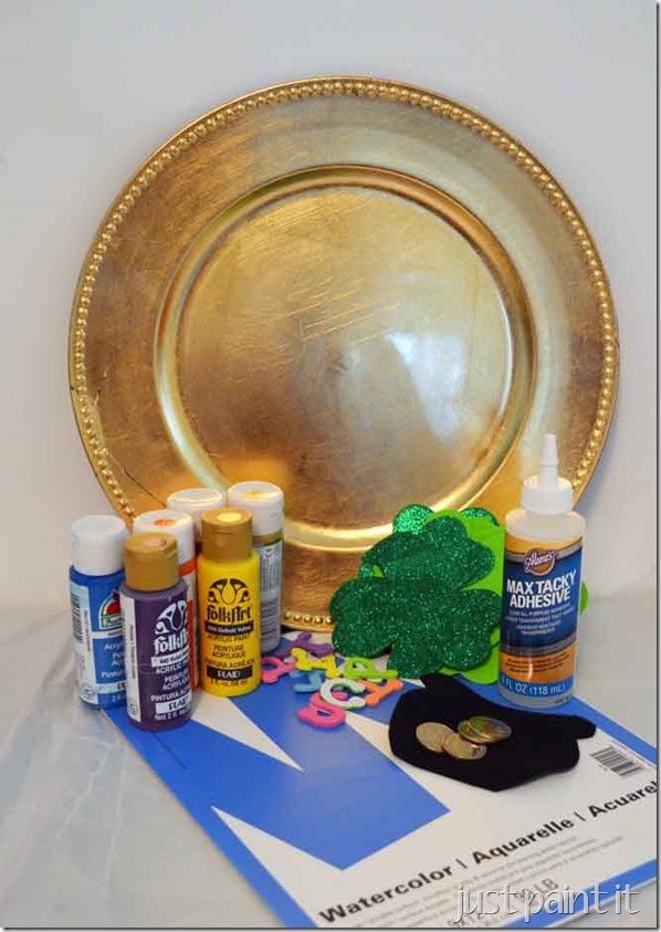 Dollar-Store-Shamrock-Decor