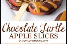 Chocolate Turtle Apple Slices
