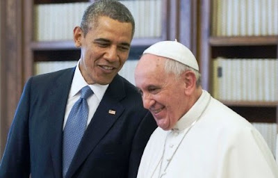 Barack Obama and Pope Francis