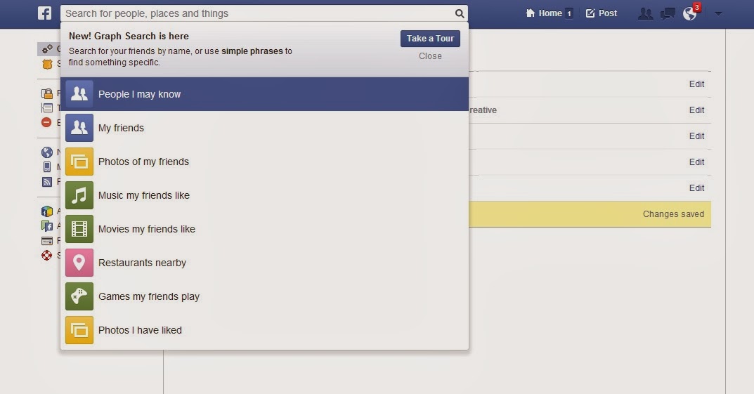 facebook graph search