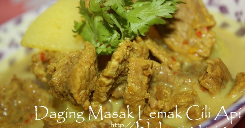 Curlybabe's Satisfaction: Daging Masak Lemak Cili Api 