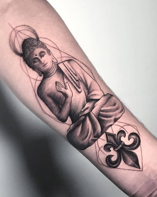 Tatuagens de Buddha: 30 ideias masculinas