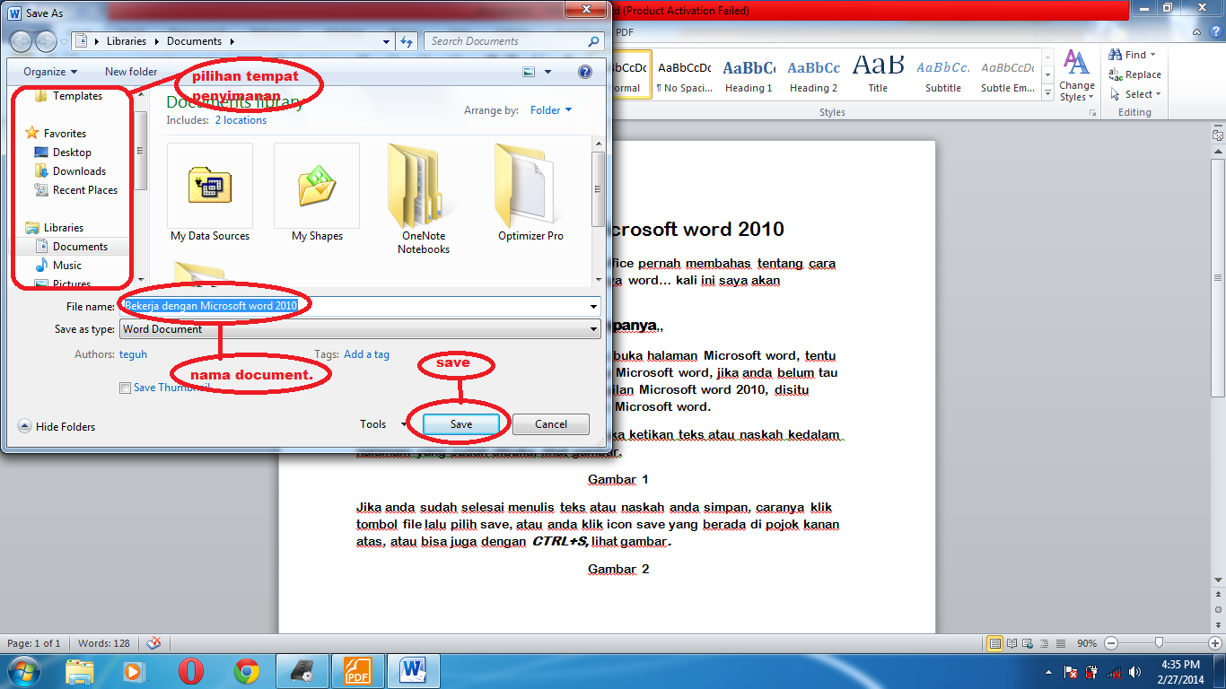 Bekerja dengan Microsoft  word  2010  Dum17