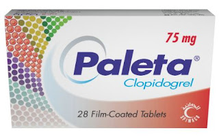 paleta دواء باليتا,دواء كلوبيدوجريل Clopidogrel 75 mg,دواء كلوبيدوغريل,إستخدامات دواء كلوبيدوجريل,إستخدامات paleta دواء باليتا,جرعات paleta دواء باليتا,الأعراض الجانبية paleta دواء باليتا,التفاعلات الدوائية paleta دواء باليتا,الحمل والرضاعة paleta دواء باليتا,فارما ميد,دليل الأدوية العالمي