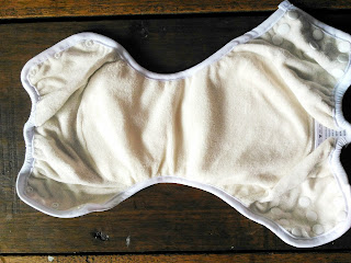Inside of Ecobum Training Pant and  Swim Diaper
