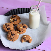  Cookies de manteiga de amendoim e chocolate