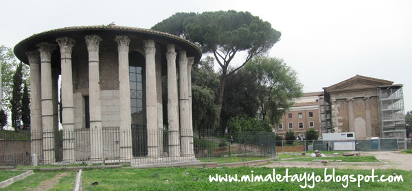 Templo a Vesta y Casa de las Vestales en Roma