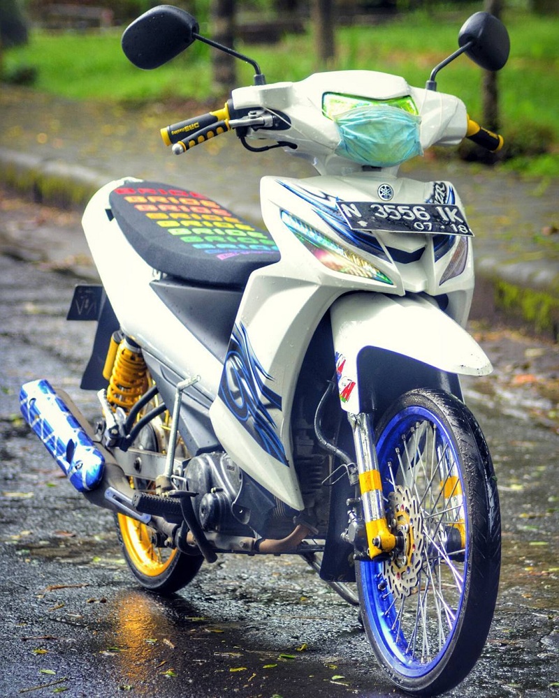 Vega RR Putih Modif Ala Thailook Simple VegaFanscom