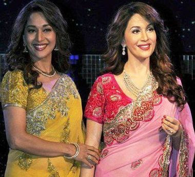 Madhuri-Dixit-Unveils-Wax-Statue-At-Madame-Tussauds