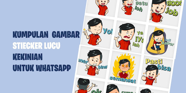 Download Gambar Sticker Lucu WhatsApp "Si Anak Kekinian" - Gambar Sticker PNG