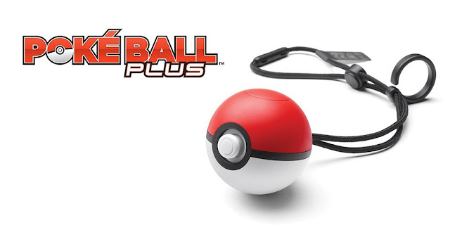 The new Pokéball Plus device to help capture Pokémon