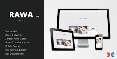 Rawa Clean Responsive Minimal HTML5