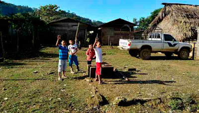 A friendly welcome in a remote village Gautemala