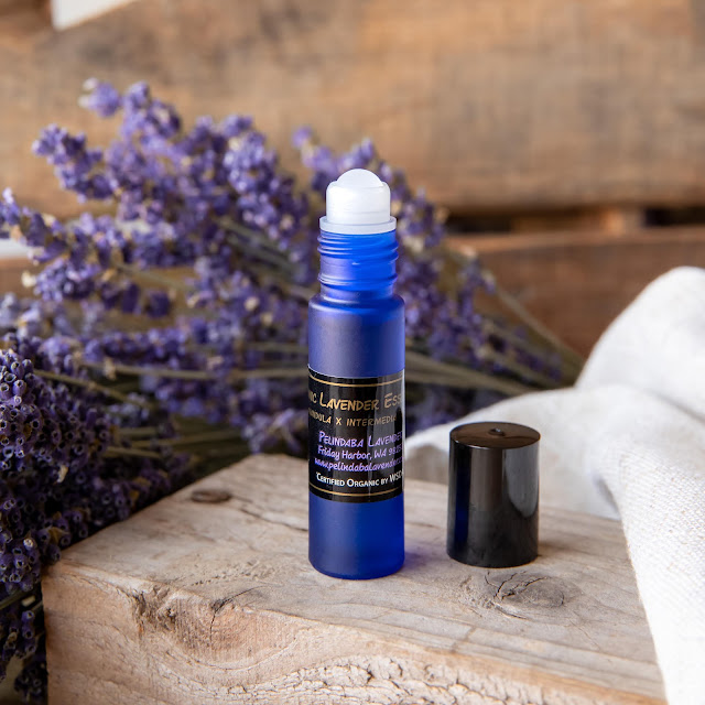 Organic Lavender Essential Oil - rollerball applicator