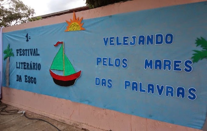 Escola Estadual Sebastião Gomes de Oliveira realizou o I FESTIVAL LITERÁRIO