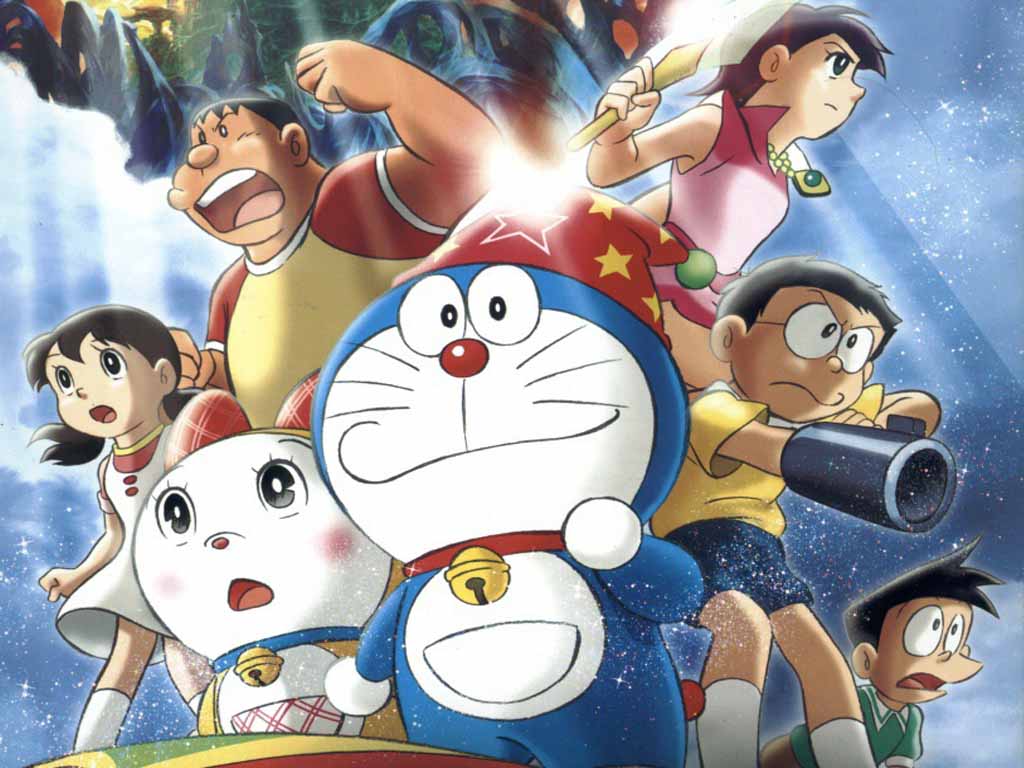 Kopi Hangat Gambar  Kartun  Doraemon  Nobita dan  Teman  Temannya