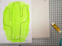 dessin cactus à imprimer cactus à la peinture cactus à poser cactus décoration à peindre cactus enfant décoration cactus à peindre cactus en carton