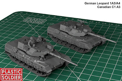 German Leopard 1A3/A4, Canadian C1 A3