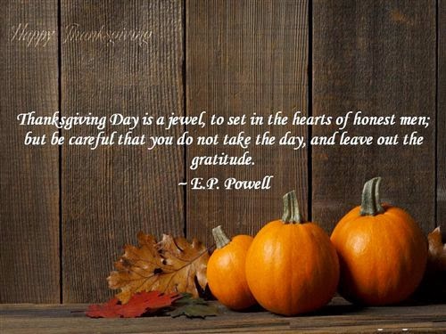 Best Famous Thanksgiving Quotes