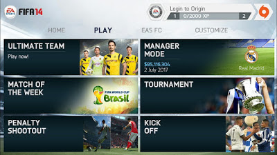 FIFA 14 Mod PES 2018 Apk Data Update Transfer New Version