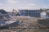 Demolition of No.1 Division, Boggo Road Gaol, Brisbane, 1996.